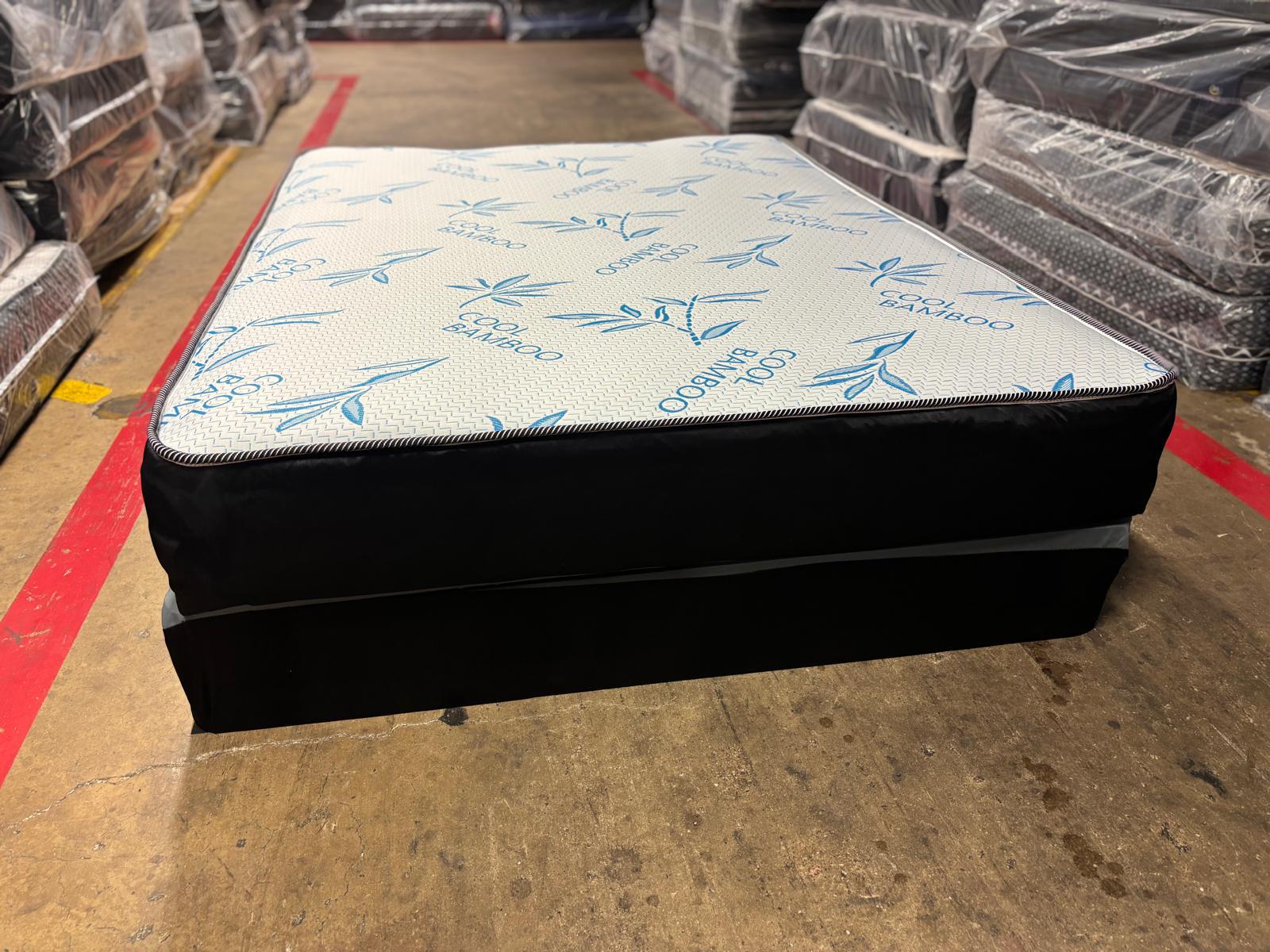 Regular spring-and-foam mattress